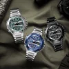 SMAEL Brand Fashion 8097 Stainless Steel Watch Sport Dual Time Luminous LED Display Quartz Digtal Watch For Men - Image 6