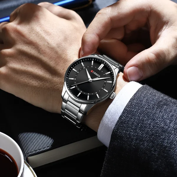 CURREN Brand 2022 Vintage Classic Watch Men Watches Stainless Steel Waterproof Strap Sport Quartz Army Relogio Masculino Reloj - Image 5