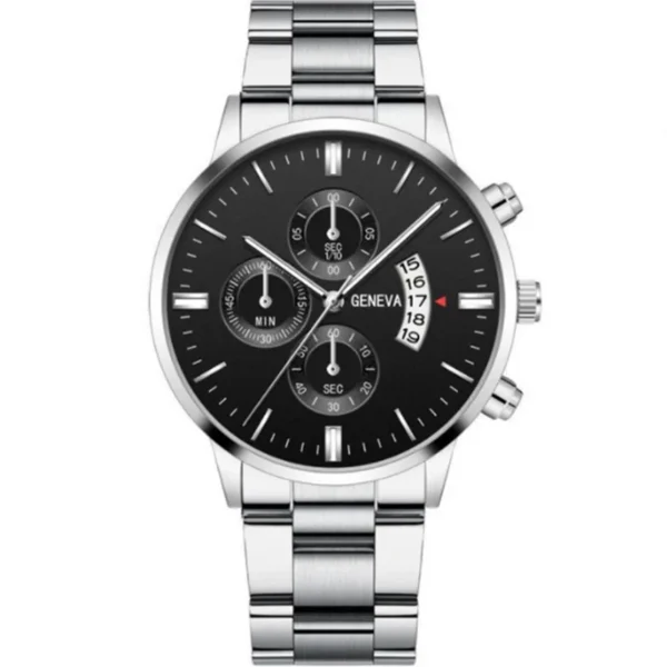 Fashion Men Stainless Steel Watch Luxury Calendar Quartz Wrist Watch Mens Business Watches for Man Clock Montre Homme - Image 6