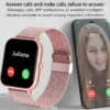 2024 Call Smart Watch Women Custom Dial Smartwatch For Android IOS Waterproof Bluetooth Music Watches Full Touch Bracelet Clock - Image 2