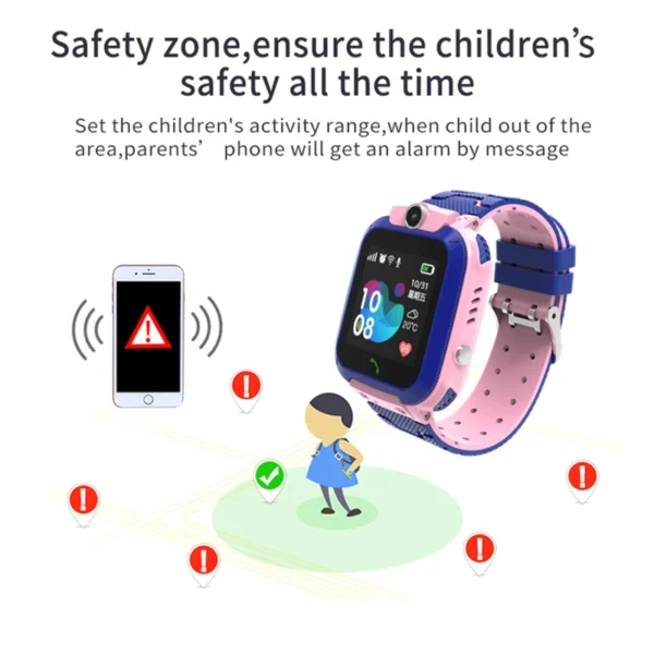 XIAOMI Kids Smart Watch SOS Antil-lost Watch Waterproof Photograph Voice Chat SIM Card LBS Location Sports Watches Kids Gift - Image 5