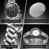 OLEVS Best Selling Original Watches for Men High Quality Stainless Steel Multifunction Mens Watch Fashion Trend Wrist Watch Men - Image 3