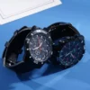 Luxury Business Men Watch Men's Fashion Watch Sports Big Dial Calendar Date Watches Digital Watches Soft Clock Shockproof - Image 2