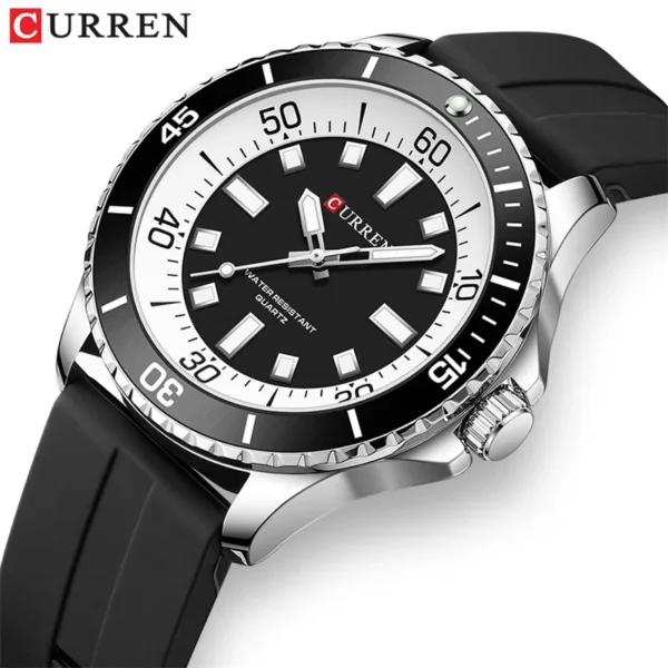 Curren 8448 Male reloj hombre lujo alta gama quartz Wristwatch Sport Waterproof Simple Men's Watch Luminous часы мужские - Image 3