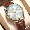 POEDAGAR Men's Watches Top Brand Luxury Men Wrist Watch Leather Quartz Watch Sports Waterproof Male Clock Business Watch +Box - Image 3