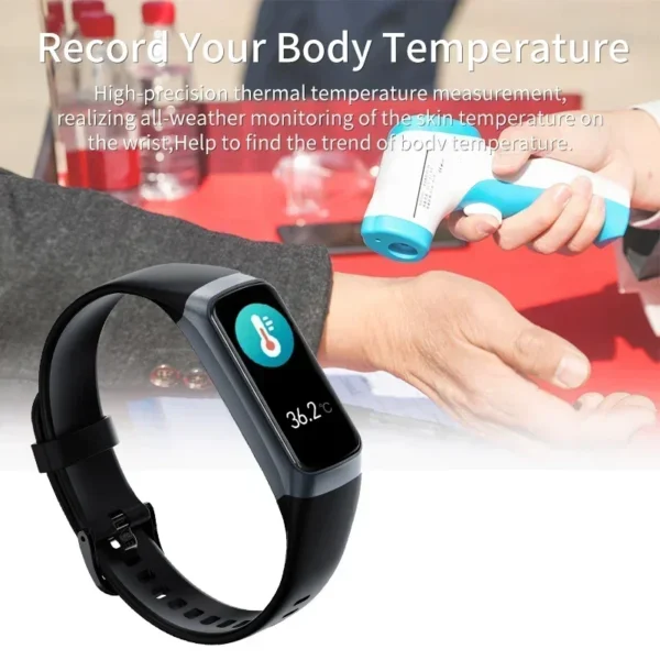 Xiaomi Amoled Smart Watch Men 2024 Smart Band Women Heart Rate Blood Smartwartch Waterproof Smart Bracelet Sport Fitness Tracker - Image 6