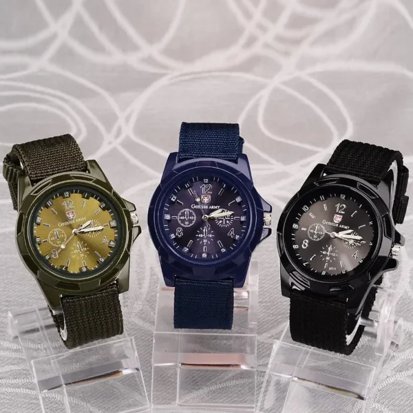 Men Band High Quality Quartz Movement Men Sports Watch Casual Wristwatches Outdoors Men Aviator Watches Men's Watch - Image 2
