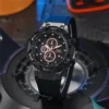 Men's Sports Military Large Dial Quartz Watch Fashion 2024 New Gray Silicone Men Gift Watches - Image 6