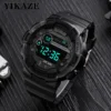 Military Men Watch Men's Digital Watches Sports Electronic Wristwatch 50MM Large Dial Clock Waterproof Sport Watch for Boy Child - Image 3