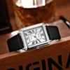 New Fashion Designer Rectangle Dial Quartz Watch for Men Strap Luxury Business Men's Leisure Watch Wristwatch Relogio Masculino - Image 6