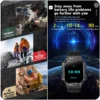 2024 New Durable Military GPS Smart Watch Men 2.1-inch AMOLED HD Screen Heart Rate Bluetooth Call Waterproof Outdoor Smart Watch - Image 5