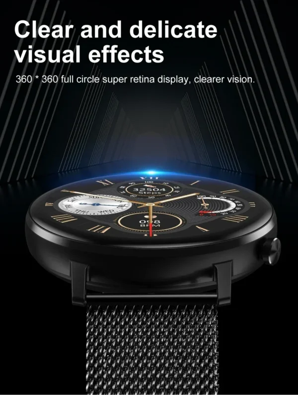 Zordai DT96 2024 Smartwatch Waterproof Heart Rate Sport Smart Watch Compatible with Xiaomi Phone fitness tracker for Men Women - Image 4