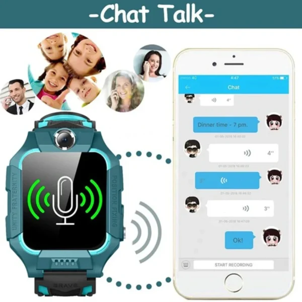 Xiaomi MIJIA Kids 4G Smart Watch SOS GPS Location Sim Card Call Child SmartWatch Camera Waterproof Watch Gift For Ios Android - Image 3