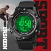 SKMEI 1762 Mens Digital Movement LED Light Countdown Wristwatch Clock relogio masculino 10Bar Waterproof Swimming Sport Watches - Image 2