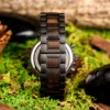 BOBO BIRD Wood Men Watch Relogio Masculino Top Brand Luxury Stylish Chronograph Military Watches Timepieces in Wooden Gift Box - Image 5