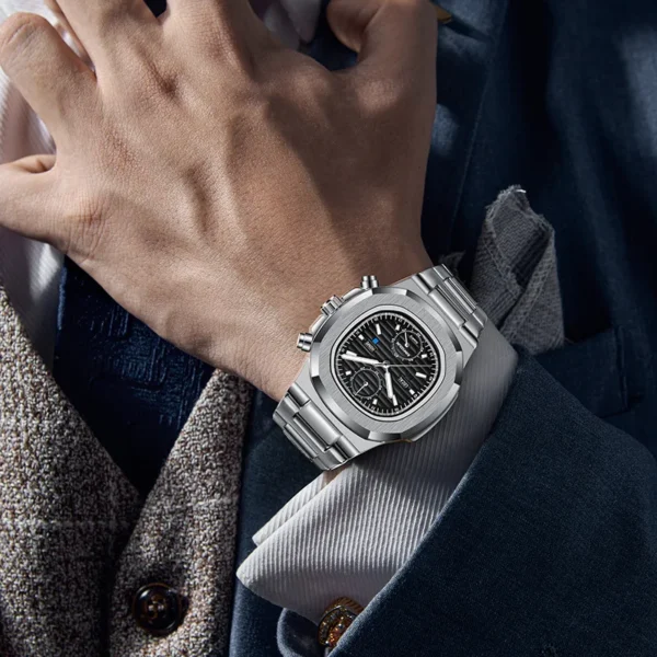Kimsdun Luxury Watches for Men Business Quartz Wristwatches Luminous Hands Nautilus Fashion Unisex Watch - Image 2