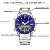 WWOOR Fashion Men's Watches Luxury Original Quartz Digital Analog Sport Military Wrist Watch For Man Waterproof Steel Clock Box - Image 5