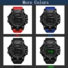 YIKAZE Y12 Men's Sports Watch Waterproof Luminous Men Sport Watch Multifunction Digital Electronic Wristwatch Clock for Boy Kids - Image 6
