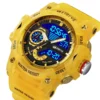 STRYVE Electronic Fashion Men's Sport Watches Shock Resistant 50M Waterproof Wristwatch LED Alarm Stopwatch Clock Men 8029