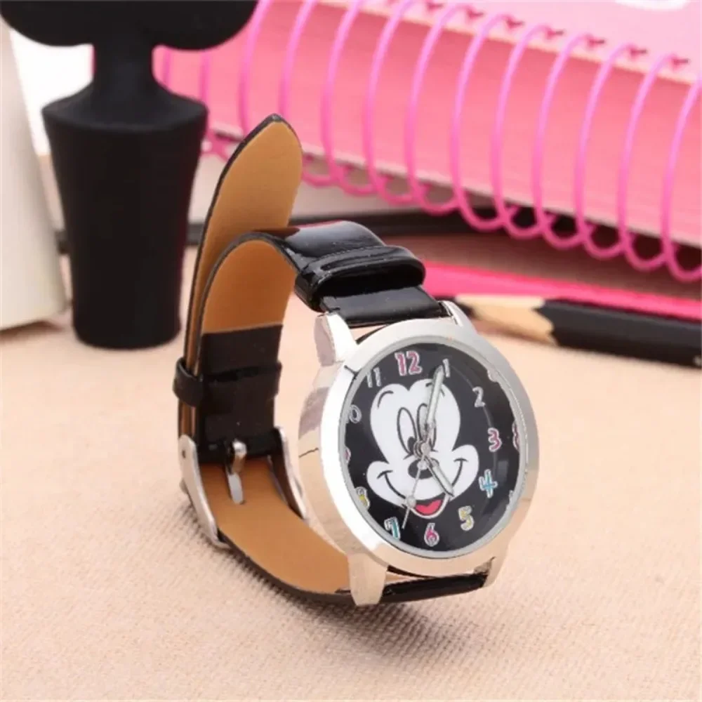 8 Candy Colors Fashion Colorful Watch Girls Children Cartoon Clock Mickey Cute Watches Lovely Relogio Kids Watches Men Reloj - Image 4