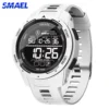 SMAEL Men Digital Watch Waterproof Stopwatch Hourly Alarm Clock Silicon Tape Military Sport Junior Student Electronic Wristwatch - Image 2