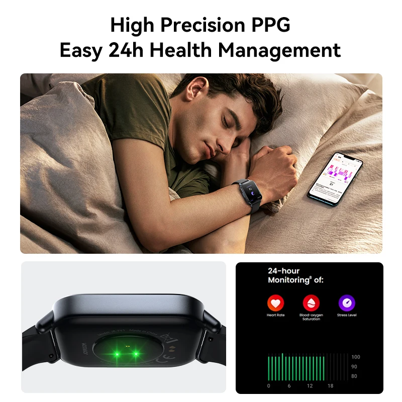 Joyroom Voice Calling Smartwatch Men Health Monitoring 1ATM Waterproof Smart Notifications Voice Assistant Smart Watch Women - Image 4