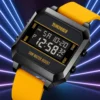 SKMEI 1848 Clock reloj hombre Digital movement Wristwatch For Mens Sport Watches 3Bar Waterproof LED Light Electronic Countdown - Image 2