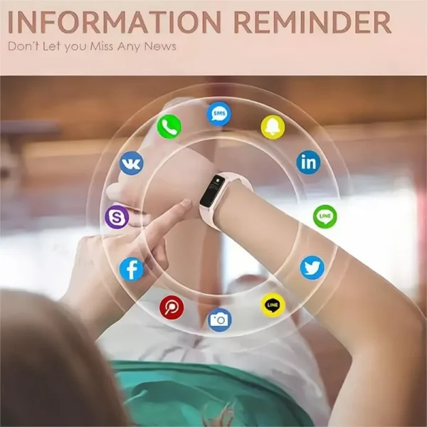 Xiaomi Mijia Smart Bracelet Women Female Color Screen Sports Heart Rate Blood Oxygen Health Sleep Multi-sport Mode Smartwatch - Image 6