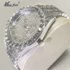 Hot Hip Hop Iced Out Watch for Mens Brand MISSFOX Fashion Bling Quartz Clocks Luxury Full Diamond Wrist Watches Man Reloj Hombre - Image 2