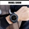 Mens Sports Watch 50m Waterproof Military Led Display Fashion Silicone Bracelet Men Wristwatches Multifunctional Alarm Clock - Image 6