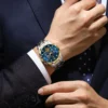 POEDAGAR Luxury Man Wristwatch Waterproof Luminous Chronograph Watch for Men Stainless Steel Men's Quartz Watches reloj hombre - Image 5