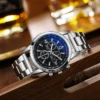 Watch Men Luxury Stainless Steel Sport Quartz Hour Wrist Analog Watch Relogios Masculinos שעוני גברים Часы Наручные Мужский - Image 4