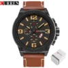 Curren 8230 Men Watches Quartz Wrist Watches Date Big Dial Men's Military Waterproof Sports Watch Male Clock Relogio Masculino
