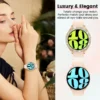 Case for Samsung Galaxy Watch 4 5 6 7 40mm 44mm Protective Case Plastic hard Bumper row diamond encrusted shiny cover no glass - Image 5