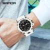 SANDA Men Military Watches G Style White Sport Watch LED Digital 50M Waterproof Watch S Shock Male Clock Relogio Masculino - Image 5