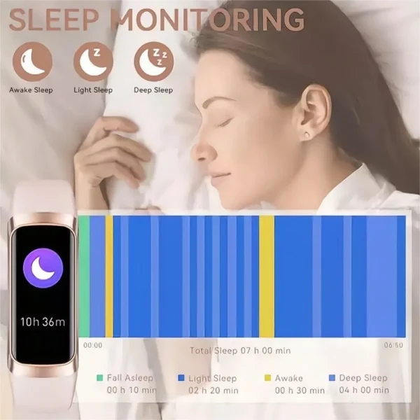 Xiaomi Mijia Smart Bracelet Women Female Color Screen Sports Heart Rate Blood Oxygen Health Sleep Multi-sport Mode Smartwatch - Image 5