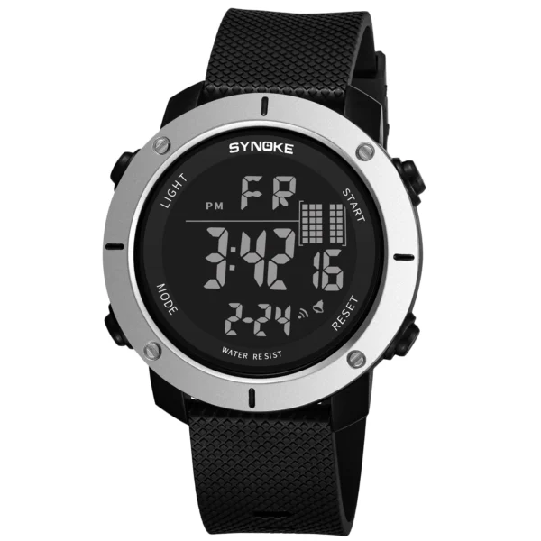 Mens Watch Military Water resistant SYNOKE Sport watch Army LED Digital wrist Stopwatches For Male relogio masculino Watches - Image 5