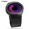 SINOBI Unique Vortex Concept Watch Men's High Quality 316L Stainless Steel Modern Trend Sport Black Wrist Watches reloj hombre - Image 4