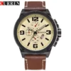 Curren 8230 Men Watches Quartz Wrist Watches Date Big Dial Men's Military Waterproof Sports Watch Male Clock Relogio Masculino - Image 6