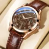 Luxury Brand Watch Men Quartz Watches Relogio Masculino Leather Strap Business Wristwatches Dropshipping Часы Мужские Reloj - Image 2