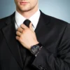 Car Wheel Watch With Leather Strap For Men Multifunctional Business Male Clock Running Climbing Fishing Sports Watch - Image 2