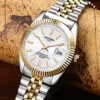 Luxury Gold Quartz Watch Waterproof Men's Watch 38mm Stainless Steel Automatic Date Luminous Hand Relogio Masculino - Image 3