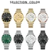 NIBOSI Fashion Simple Men Watch Slim Steel Week Date Waterproof Gold Watch For Men Quartz Business Watch Clock Relogio Masculino - Image 2