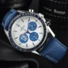 Top Seamaster AAA+ Watches For Mens Business Multifunction Automatic Date Wristwatch Luxury Steel Chronograph Quartz Male Clocks - Image 2