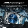 POEDAGAR Luxury Watch For Man Waterproof Luminous Date Week Stainless Steel Men Watch Casual Quartz Men's Watches Male Clock+box - Image 3