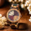 Men's Wrist Watch for Men Personalised Clock Colorful Wooden Timepieces Wood Watches reloj masculinoLogo Customize Dropshipping - Image 5