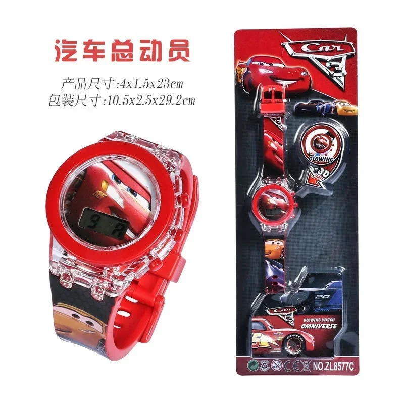 Disney Sports Digital Watch for Kids Spiderman Mickey Mouse Frozen Princess Car Toys Watches Boys Girls Flash Electronic Watch - Image 5