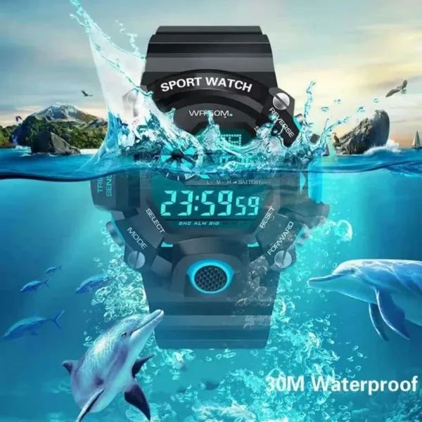Men LED Digital Watches Luminous Fashion Sport Waterproof Watches For Man Date Army Military Clock Relogio Masculino - Image 4