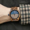 BOBO BIRD Men's Watches Niche Wooden Wristwatch Unique Quartz Watch for Men Week & Date Display Customized Drop Shipping - Image 4