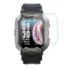 5pcs TPU Soft Smartwatch Clear Protective Film For C20 Military Smart Watch Display Screen Protector Cover Accessories